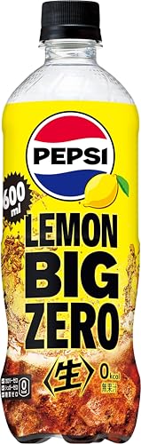 サントリー ペプシ＜生＞ ビッグゼロ レモン BIG ZERO LEMON 炭酸飲料 PEPSI コーラ 600ml×24本